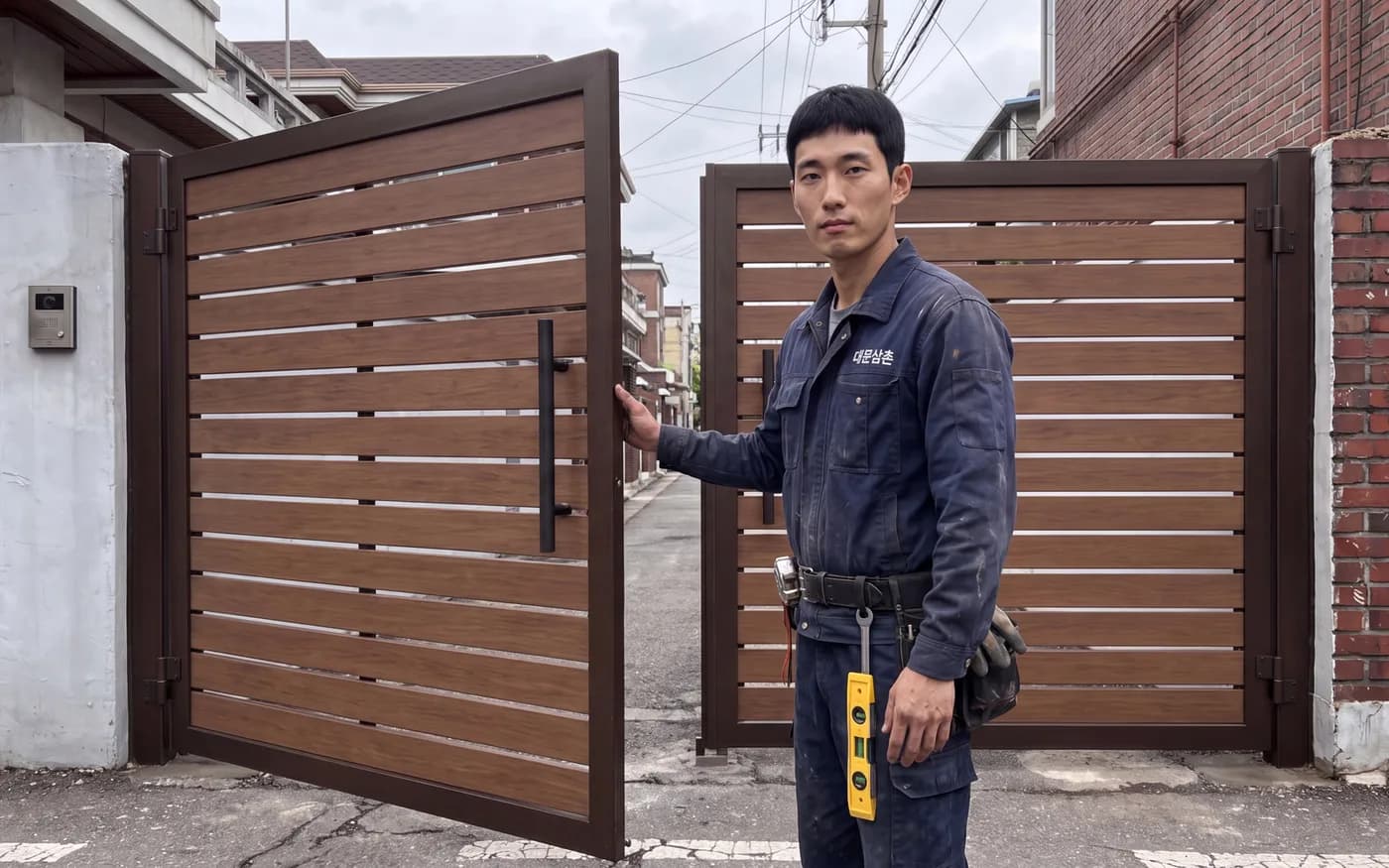 개폐 · 최종 점검 장면