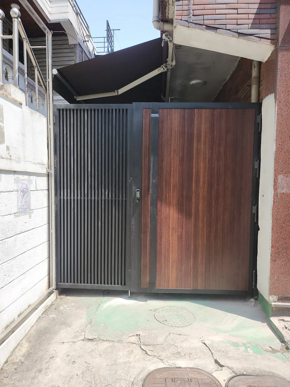 상가 주택 대문 설치 비용 완제품 시공도 가능한 업체